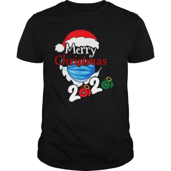 Santa Claus Merry Christmas 2020 Quarantine shirt