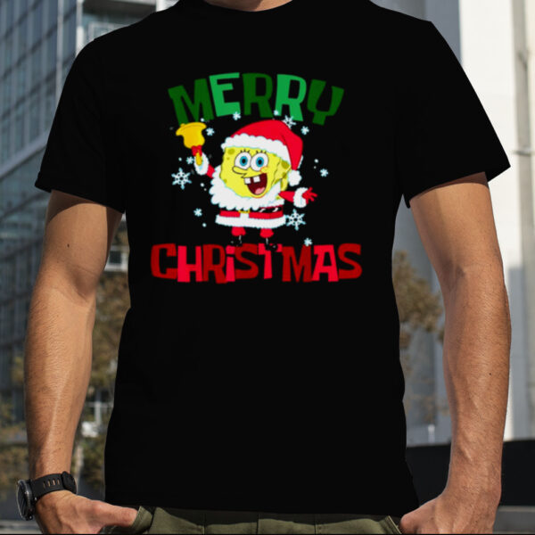 Santa Outfit Merry Christmas Halloween Spongebob Squarepants shirt