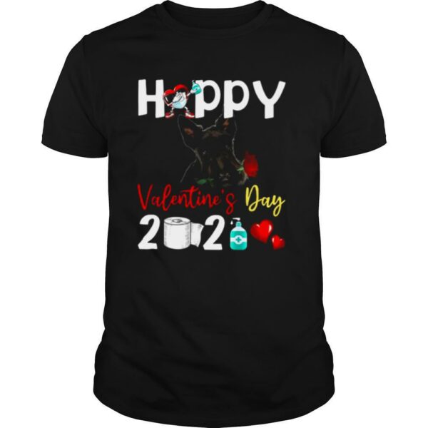 Scottish Terrier Happy Valentines Day With Toilet Paper 2021 shirt
