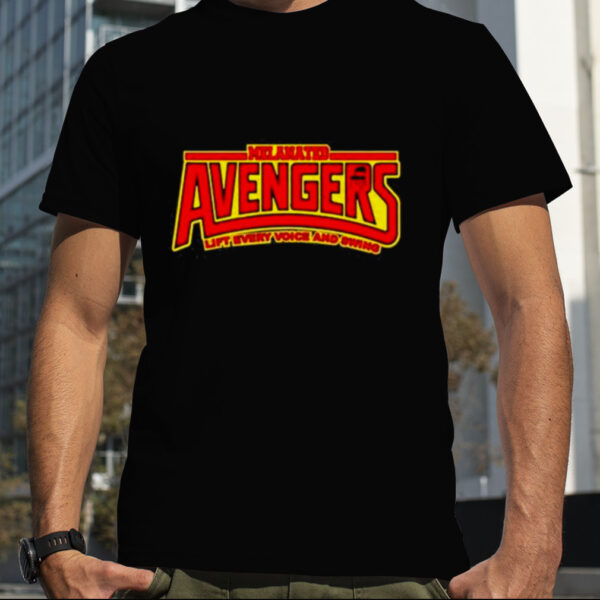 Seauxcuteco Melanated Avengers Lift Every Voice And Swing Shirt
