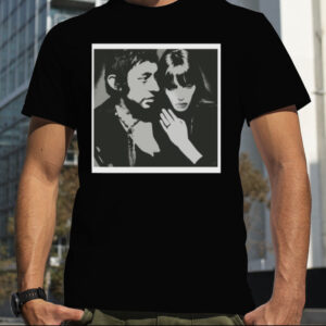 Serge Gainsbourg & Jane Birkin Black And White shirt
