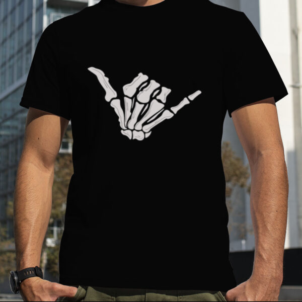 Shaka Skull Hand Sign Halloween shirt