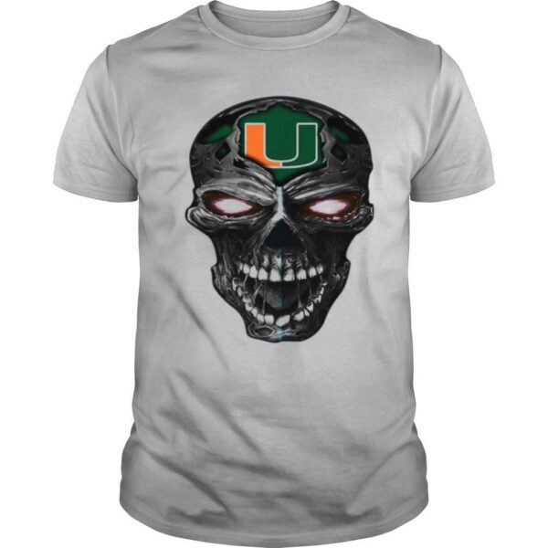 Skull Miami Hurricanes Football shirt