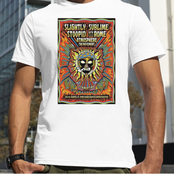 Slightly Stoopid & Sublime With Rome Nampa, ID July 8 2023 shirt