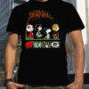 Snoopy Peanuts Loves Fall And Wisconsin Green Bay Packers Milwaukee Bucks Brewers T Shirt