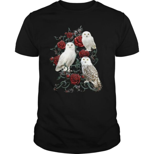 Snowy Owls Roses shirt