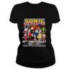 Sonic The Hedgehog 30th Anniversary 1991 2021 Thank You For The Memories T shirt