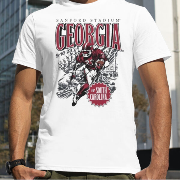 South Carolina VS. Georgia Game Day 9 16 2023 On Sanford Stadium Shirt