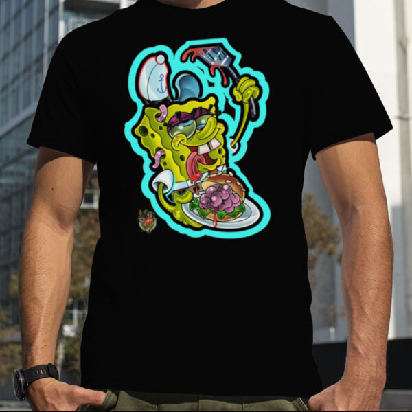 Spongebob Zombie Halloween shirt