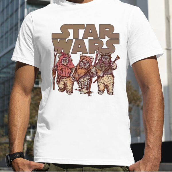 Star Wars Wicket Ewoks Endor Group Retro Shirt