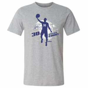 Steph Curry Golden State Silhouette WHT