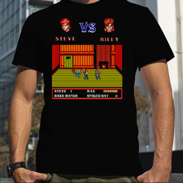 Steve Vs Billy And Max Double Dragon shirt