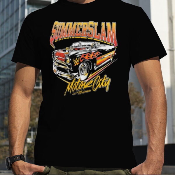 SummerSlam 2023 Hot Rod Motor City T Shirt