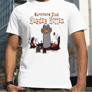 Survivors Club Murder Mitten Cat Halloween 2023 T Shirt