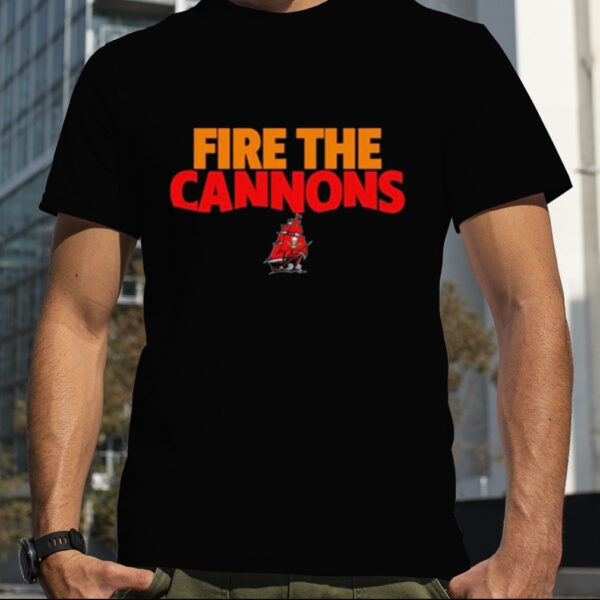 Tampa Bay Buccaneers Team Fire The Cannons American Football Logo 2023 Shirt