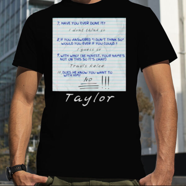 Taylorand Travis Go Taylors Boyfriend football Party shirt