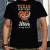 Texas In My Veins Jesus In My Heart Diamond Shirt