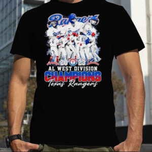 Texas Rangers AL West Division Champions 2023 players shirt