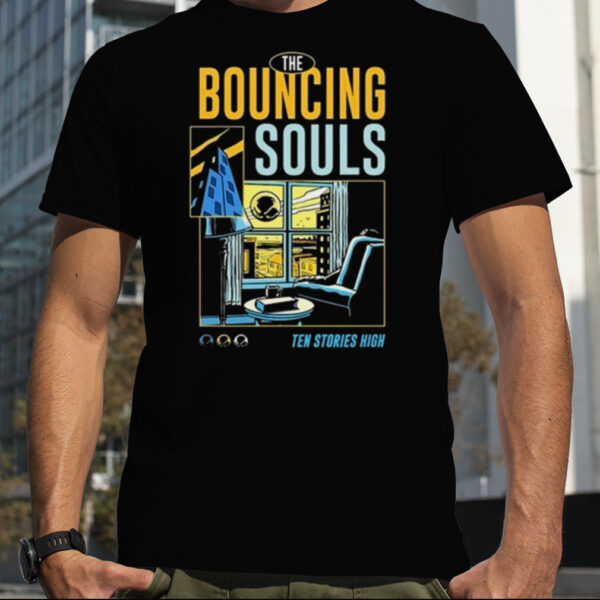 The Bouncing Souls Ten Stories High 2023 Tour Shirt