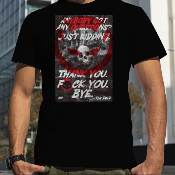 The Devil Art Tyfybye shirt