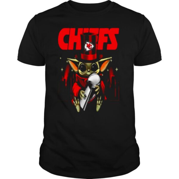 The Kansas City Chiefs With Red Baby Yoda Huf Nfl Cup Champions 2021 shirt