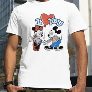 The Minnie Mouse I Love You T shirt