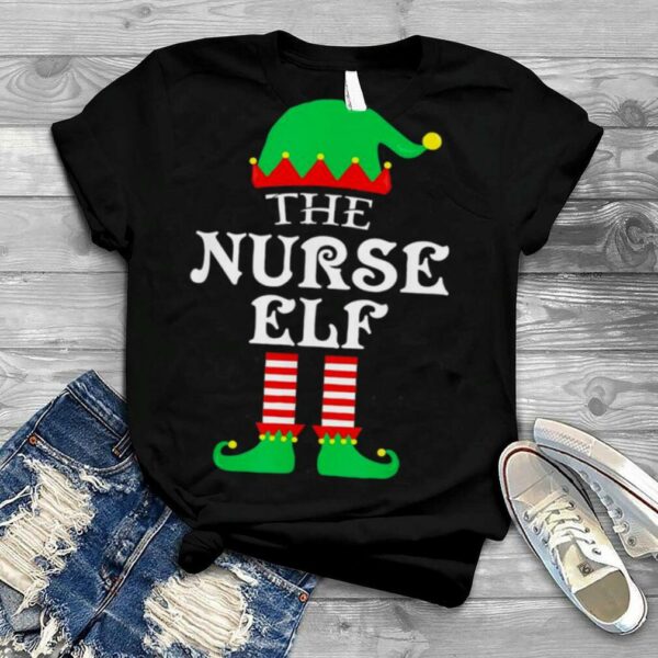 The Nurse ELF Christmas Pajama Shirt