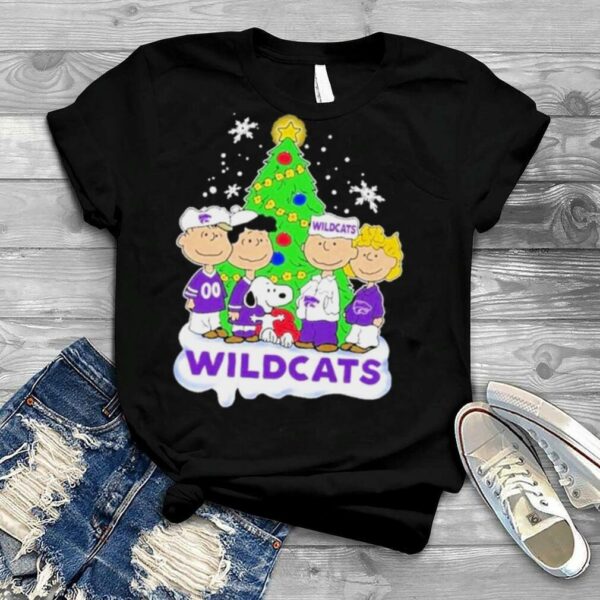 The Peanuts Characters K State Wildcats Christmas 2023 Shirt