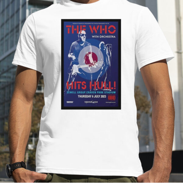 The Who July 6 2023 Craven Park Stadium Poster Shirt