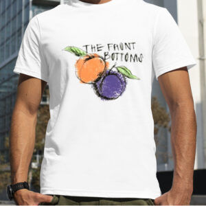 The front Bottoms Peach shirt