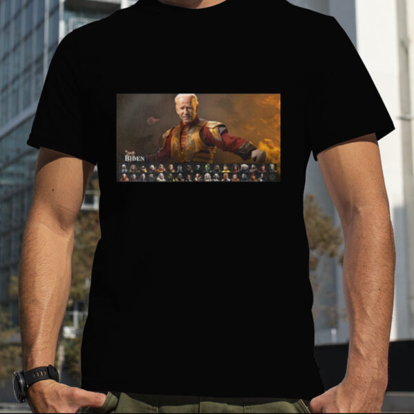 This Celebrity Mortal Kombat 1 Concept with Joe Biden T Shirt