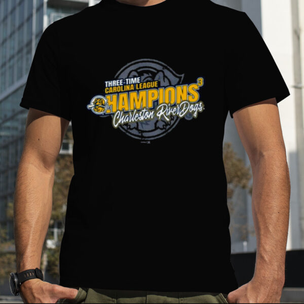 Three time Carolina League Champions Charleston River Dogs T shirt