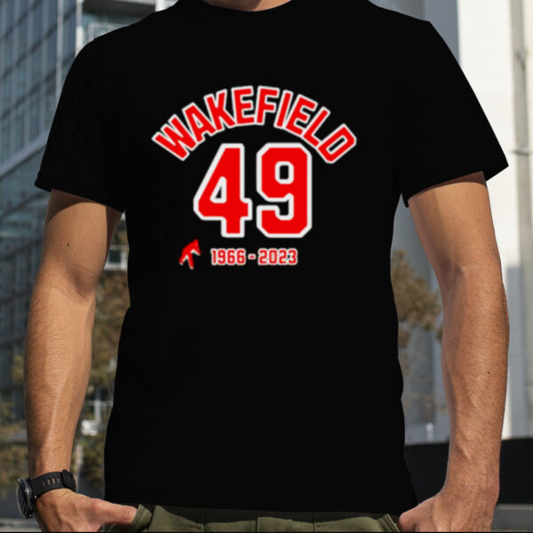 Tim Wakefield 49 1966 2023 shirt