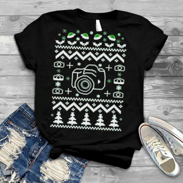 Top photography ugly Christmas sweater shirt