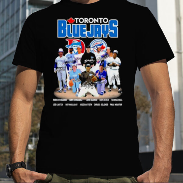 Toronto Blue Jays world series champions legends signatures shirt