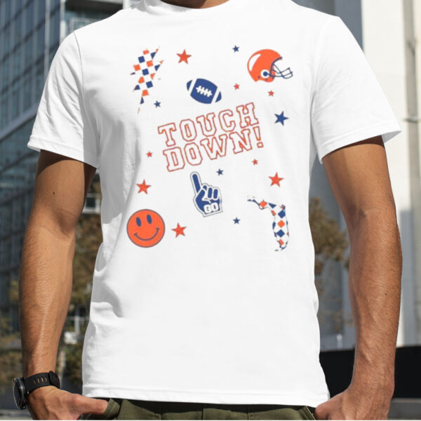Touch down football elements shirt