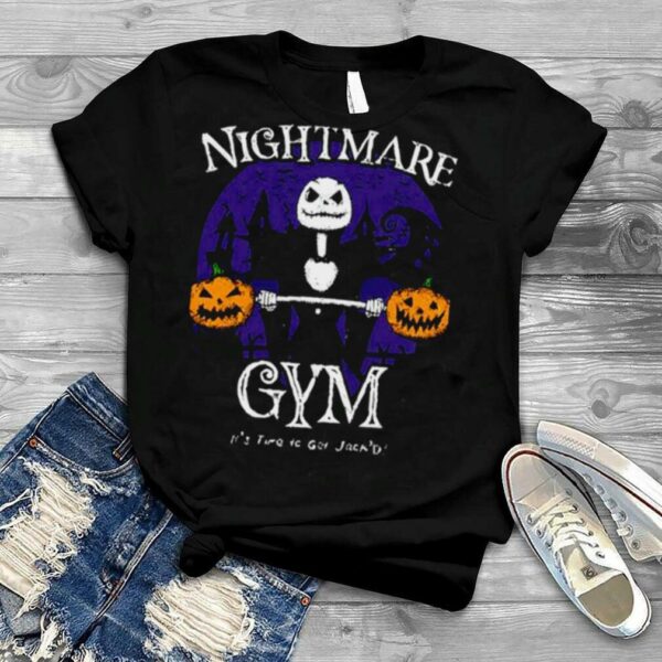 Town Gym Nightmare Before Christmas Halloween shirt