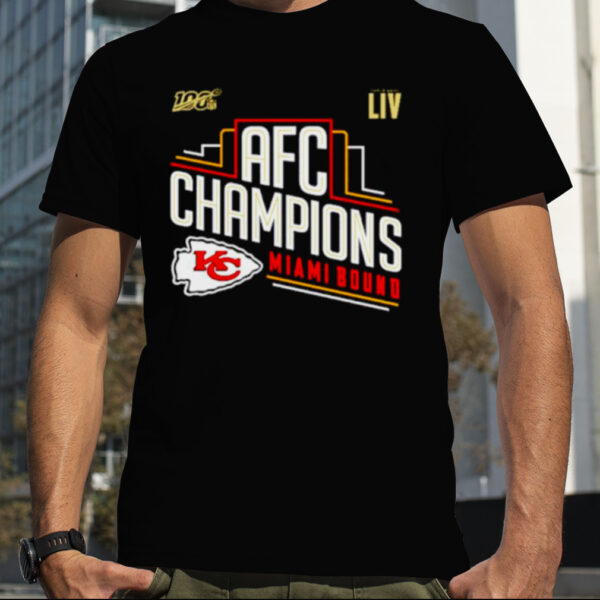 Travis Kelce AFC Champions Kansas City shirt