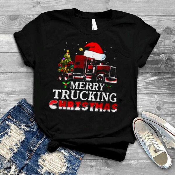 Trucker Christmas T Shirt