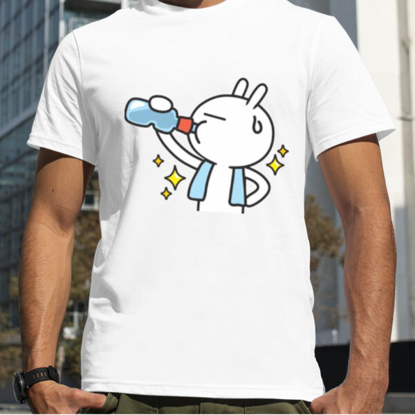 Tuzki Thirsty And Drink Water shirt