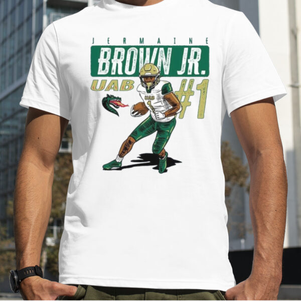 Uab Blazers Ncaa Football Jermaine Brown Caricature T Shirt