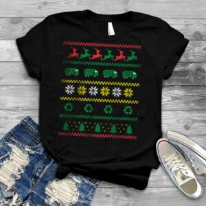Ugly Christmas Ornament Trash Garbage Truck T Shirt