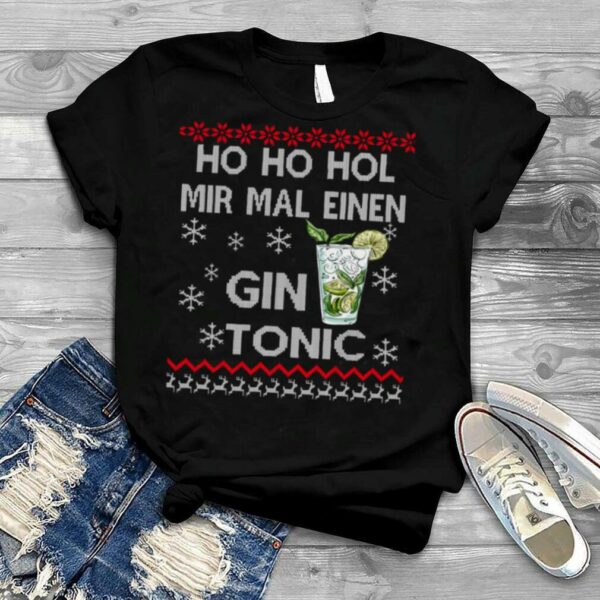 Ugly Gin Tonic Christmas shirt