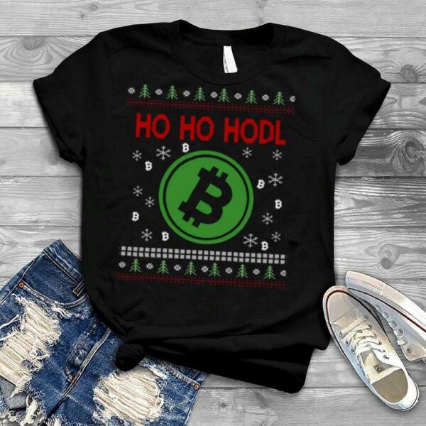 Ugly Ho Ho Hodl Bitcoin Christmas shirt