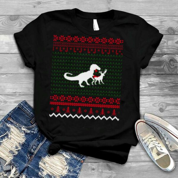 Ugly T Rex Christmas shirt