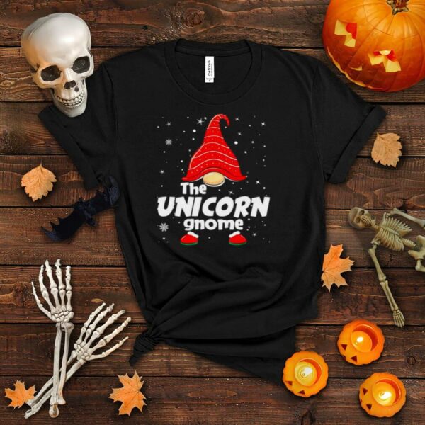 Unicorn Gnome Matching Family Group Christmas Party Pajama T Shirt