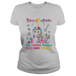 Unicorn grandma corn like a normal grandma only more awesome shirt