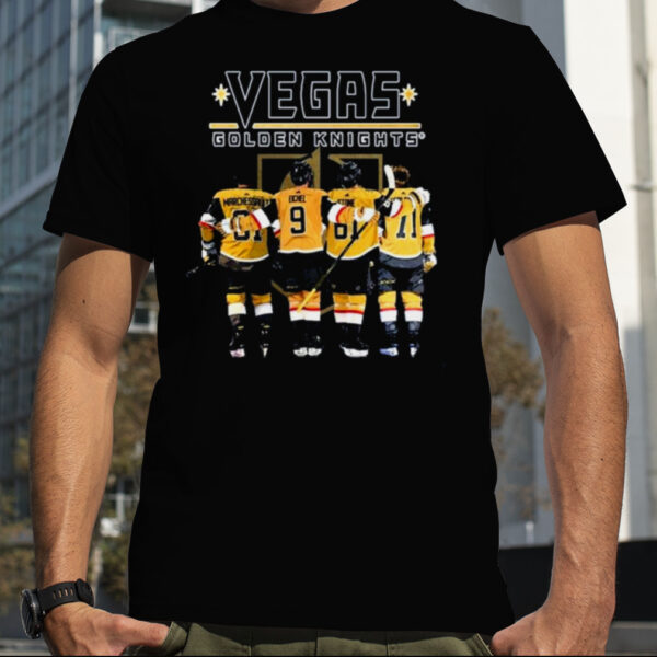 Vegas Golden Knights Team Players 2023 Signatures Shirt