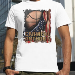 Vintage Styles Basketball Carmelo American Flag shirt