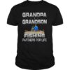 VintageGrandpa grandson fishing partners for life Fisherman shirt